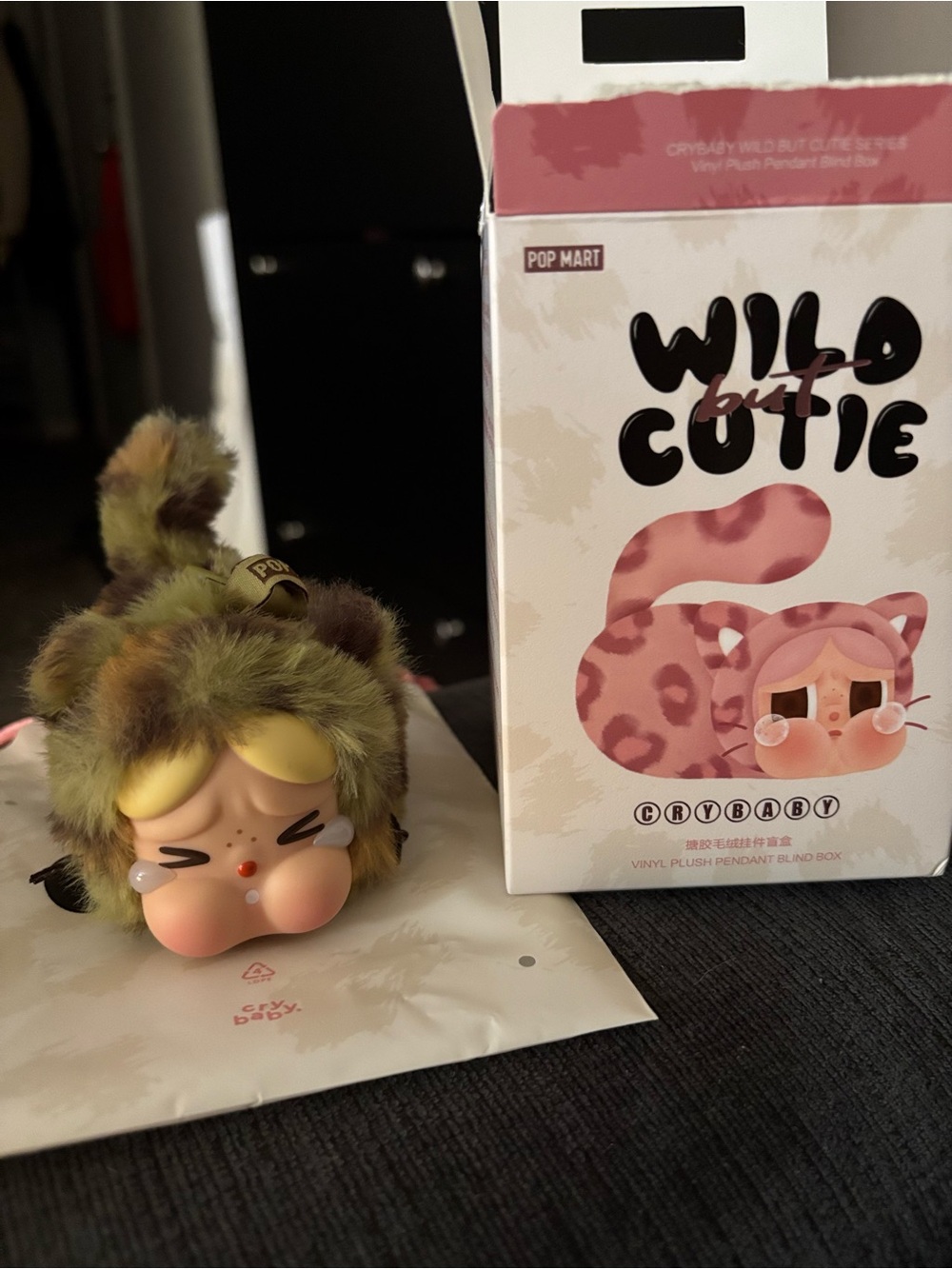 Pop Mart Crybaby Wild But Cutie Plush Keychain - CAMO CUTIE